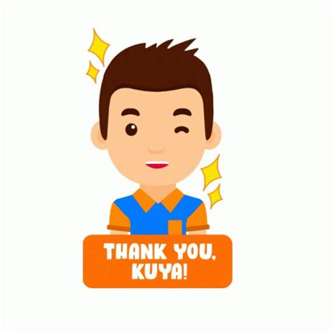 Kuya is waving! Thank you to the first 100  .